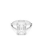 Swarovski Stilla Octagon Crystal Split Band Ring