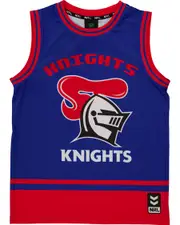 Knights NRL Youth Mesh Muscle Tank Top