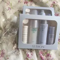 在飛比找Yahoo!奇摩拍賣優惠-ALBION 艾倫比亞健康化妝水330ML+(健康化妝水+壓