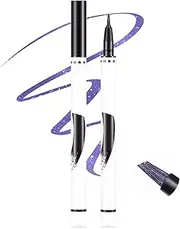 DAGEDA Liquid Eyeliner, Smooth Glitter Purple Eyeliner, Shimmer Eyeliner Pen, Long-lasting, Waterproof, Smudge-proof Liquid Eyeliner Pen, Multi-use Eye Glitter Makeup (# Fantasy Purple)