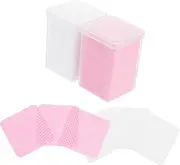 Baluue 400pcs Eyelash Cloth Nail Polish Remover Pad Non- Woven Fabric Wipe Pads Eyelash Glue Nail Polish Wipes Glue Wiping Cloths Eyelash Extension Glue Remover Non-woven Fabric