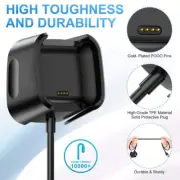 For Fitbit Versa / Versa Lite 2 USB Charging Cable Power Charger Dock Cradle-