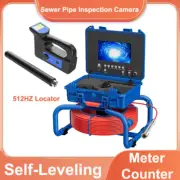 Sewer Inspection Camera with 512HZ Locator Pipe Snake Drain Camera Self Leveling