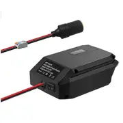 DC 18V to 12V Step Down Converter for Makita 18V Battery, Power Wheels Battery Adapter, Cigarette Li