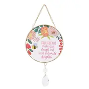 Splosh Friends Glass/Metal Suncatcher Hanging Home/Window Decor 12x26cm