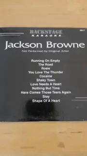 BACKSTAGE KARAOKE CDG #6817 JACKSON BROWNE Brand New, Sealed!