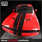 Dodge Challenger 2008-2023 Over The Top Double Stripes Decals (Choose Color)