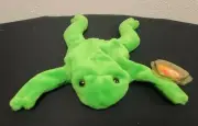 1993 Ty Beanie Babies Legs The Frog P.V.C. With Tag