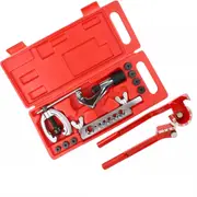 13Pcs Brake Air Line Double Flare Flaring Tool Kit Set 3 in 1 Tube Pipe Bender