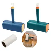 2Pcs Tear-Off Roll Paper Dipped Brush Clothing Hair Remover