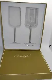 Graphik by Christofle Clear Crystal Red Wine Glass 8.5", NEW