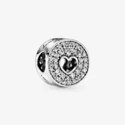 New 100% Genuine Authentic Pandora Pavé & Heart Anniversary Charm 791977CZ