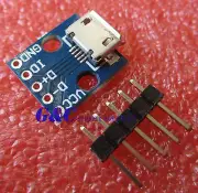 10PCS Female MICRO USB to DIP 5-Pin Pinboard 2.54mm micro USB type NEW M93