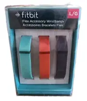 Original Fitbit Flex Accessory Wristbands Size L/G Pack Of 3