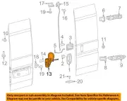 CHRYSLER OEM 14-21 ProMaster 1500 Back Door Lock Hardware-Lower Latch 68226175AB