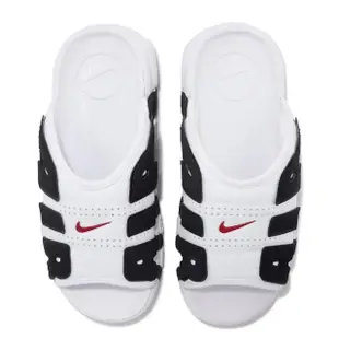 【NIKE 耐吉】拖鞋 Wmns Air More Uptempo 女鞋 男鞋 白 黑 大AIR 熊貓 運動拖鞋(FJ0755-100)