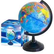 6'' Geographic World Globe for KidsEducational World Globe with StandDecorati...