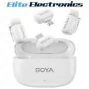 Boya Mini 13 Wireless Microphone Type-C & Lightning - White