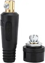 Copper Euro Style Welding Cable Quick Connector Set 200-400A Welding Wire Pair (10-25)