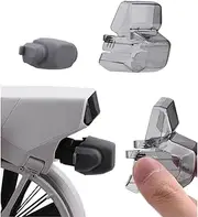 Drone Lens Cover for DJI Flip, Transparent Black Gimbal Protector Case Dustproof Cap, Silicone Lens Cap Protection Kit for DJI Flip Drone,360° Protective Case Scratch-Resistant Shockproof Dustproof