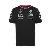 2024 Mercedes AMG F1 Men's Team Black T-shirt size XL