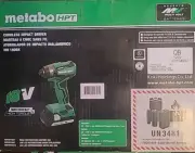 Metabo HPT WH18DDX 18V Sub-Compact High Torque 1/4" Impact Driver Kit
