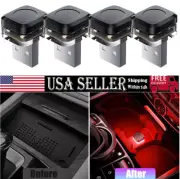 Mini USB LED Car Light Interior Mood Neon Atmosphere Ambient Lamps Wireless USA