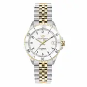 Philip Watch Caribe Swiss Made Diving Two Tone Ladies Automatic