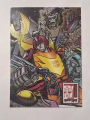 TRANSFORMERS THE MOVIE BOTCON 2016 NN FOIL CONVENTION PROMO CARD GRIMLOCK KUP