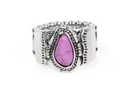 Paparazzi Moab Motif Purple Ring - New