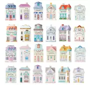 NEW Lenox Spice Village Houses 24 Piece Jar Full Complete Collection Set IN HAND