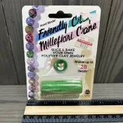 Amaco Friendly Clay Millefiori Slice & Bake Snowman 20 Beads 1994 Vtg