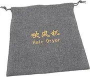 Travel Dryer Bag for Hair Tools Hair Dryer Pouch Drawstring Storage Travel Makeup Bag Fabric Organizer