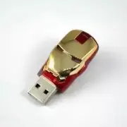 16Gb Iron Man the Avengers Usb2.0 Flash Drive with Blue Light, Red