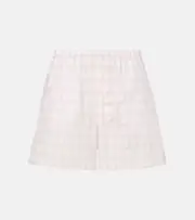 [Loewe] Loewe Checked cotton short UK 12 pink