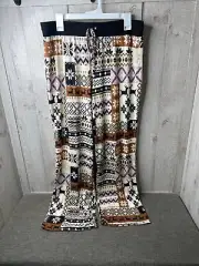 Maurices Womens Sleepwear Pajama Pants Large Elastic Waist Nordic Winter Pattern