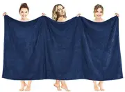 Oversized Bath Sheet 40x80 Extra Oversized 40x80 Bath Towel Sheet Navy Blue