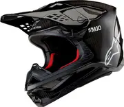 Alpinestars Supertech S-M10 Solid, motocross helmet , color: Black , size: S