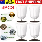 4Pcs Garden Plant Tree Fruit Cover Bug Net Barrier Bag Warming Frost Protector