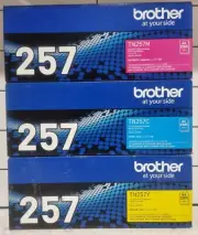 Genuine Brother 3 Toner TN-257C TN-257Y TN-257M Hiyield TN257 TN-257