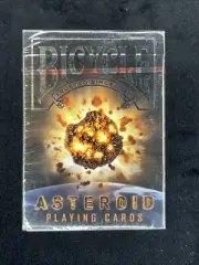 BICYCLE ASTEROID PLAYING CARDS, SEALED! ONE SHIP FEE, BUY EXTRAS!