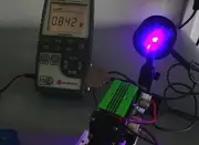 12V UV Curing 3D Printing Laser 800mW Blue/Violet Laser Dot Module 405nm 0.8W
