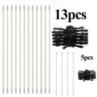 Flexible Chimney Cleaning Cleaner Brush Rotary Sweep Fireplace Kit Rod Dia UK