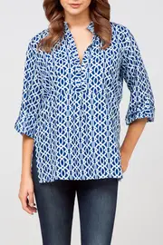 Kris Geo Cotton Top--FIR-S14-25-G