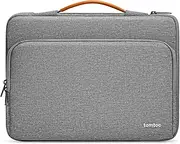 [tomtoc] 360 Protective Laptop Carrying Case for 14-inch MacBook Pro M3 A2992 A2918 M2/M1 Pro/Max A2779 A2442 2023-2021, 12.9-inch iPad Pro 3rd-6th Gen, Water-Resistant MacBook Accessory Bag Sleeve
