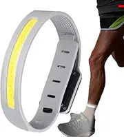 Bright Slap Bracelet Running Lights for Runners, Bracelets, Bright Bracelet with 350 MAH Battery | Adjustable Night Safety Bracelet for Cycling, Hiking, Running, Concerts, Camping