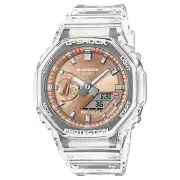 Casio G-Shock 2100 Series Analog Digital Rose Gold Dial Resin Watch GA2100BM-7A5