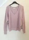 NWT Free People RELAXED Waffle Knit Top Mauve Pink XS (S/M)