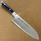 Japanese Masamune Kitchen Santoku Knife 170mm 6.7" Double Bolstered SEKI JAPAN
