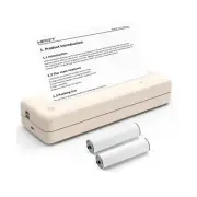 HPRT Bluetooth Wireless Printers MT810 Beige for Portable Travel - Thermal In...